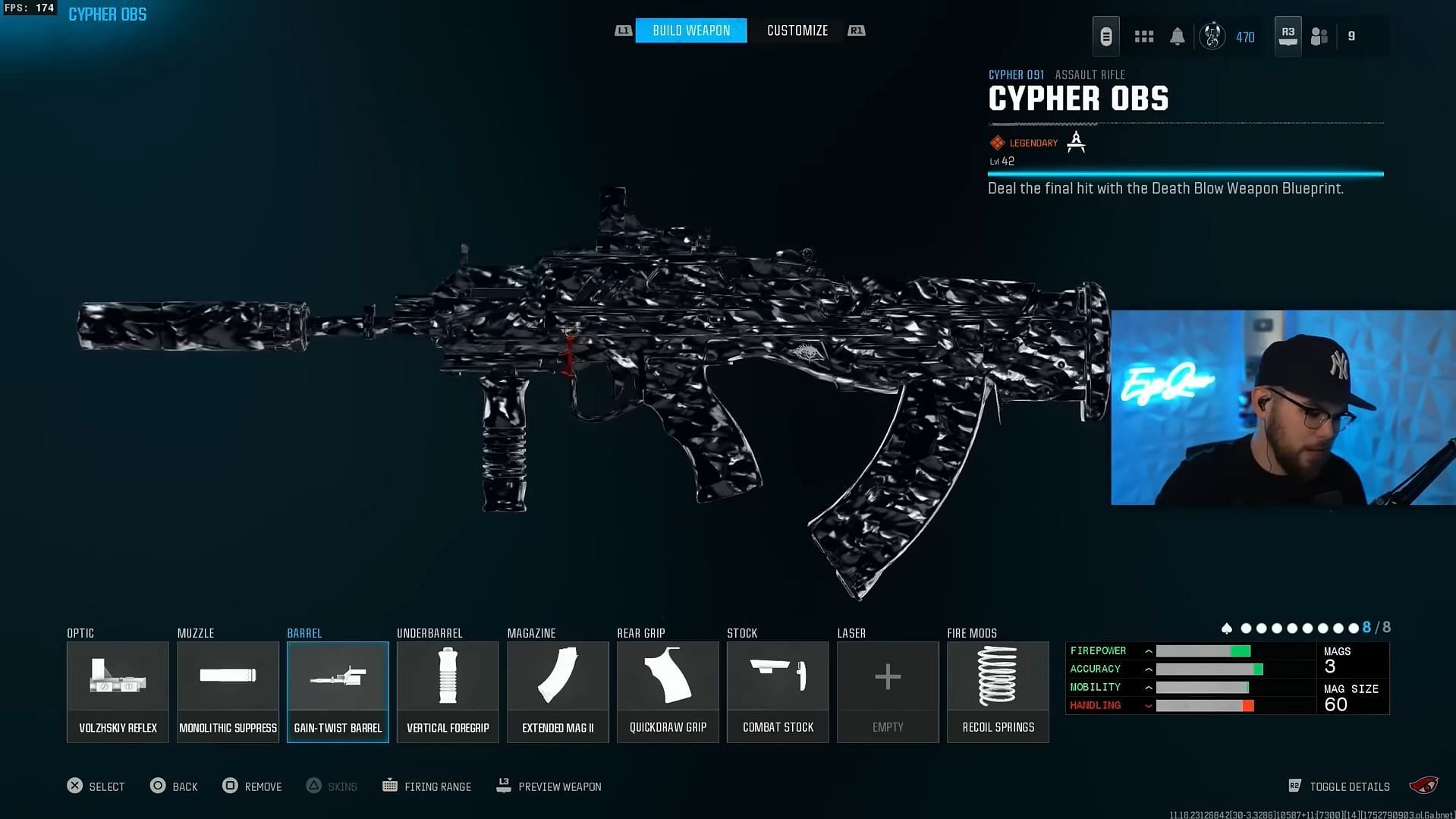 Meta Cypher 091 loadout for Warzone Season 4 Reloaded (Image via Activision || YouTube/@EyeQew)